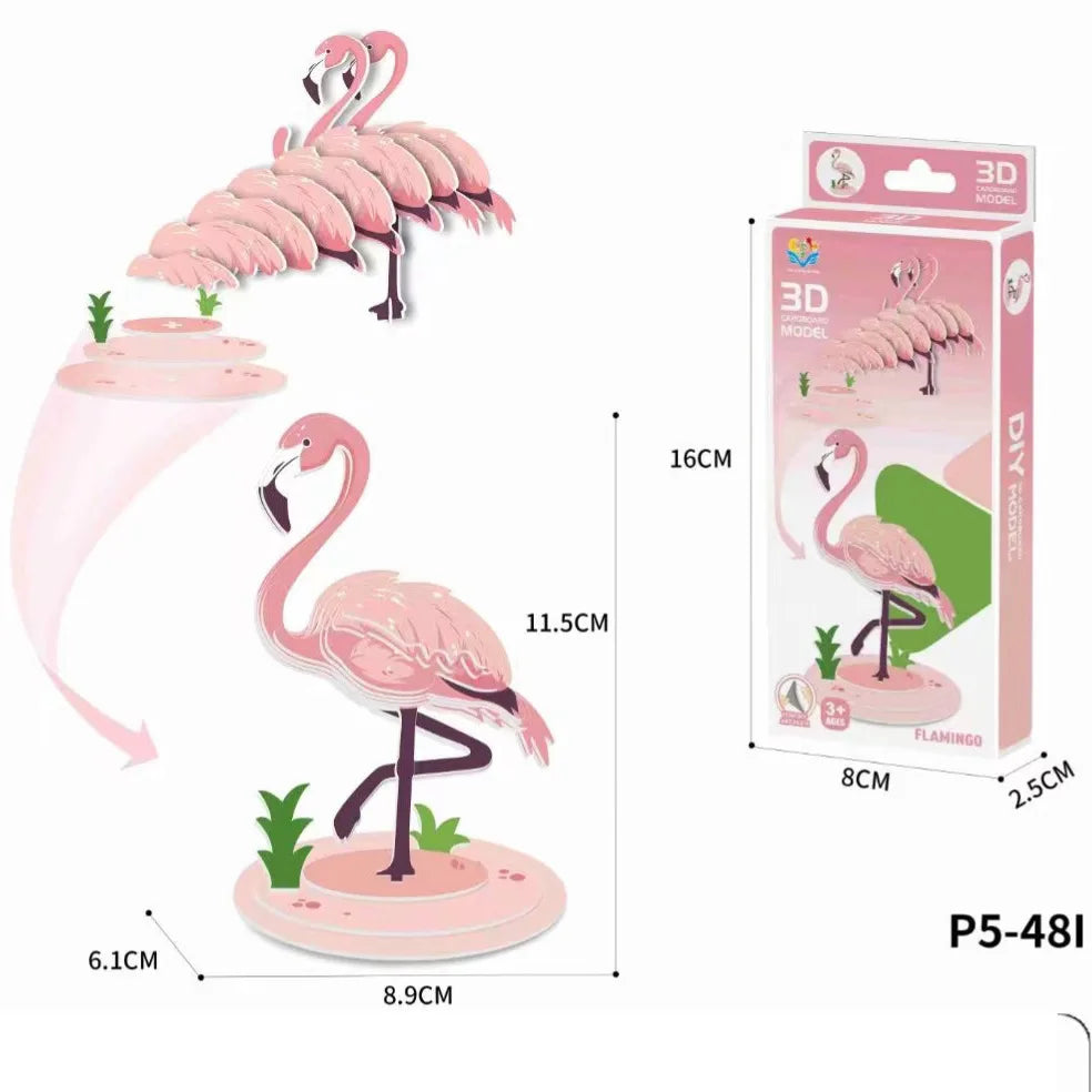 3D Puzzle - Cartoon Dinosaurier