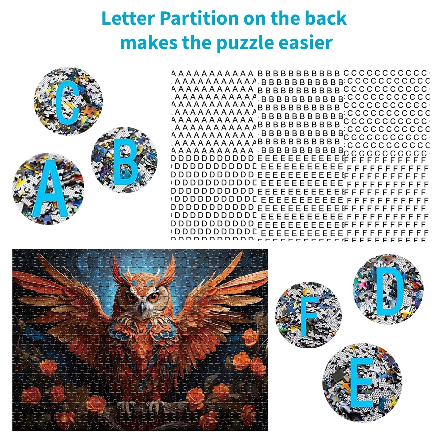 1000 Teile Puzzle - Nachteule