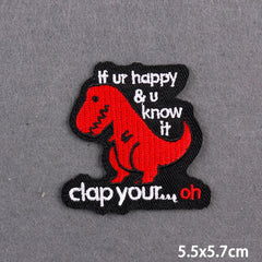 Bügelaufkleber - Good‑Vibes Schrift