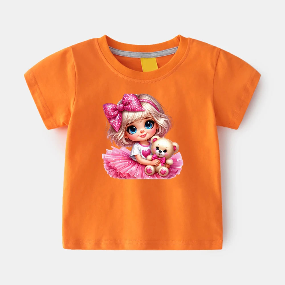 Bügelaufkleber - 15cm Rosa Prinzessin