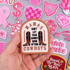 Bügelaufkleber - Pink