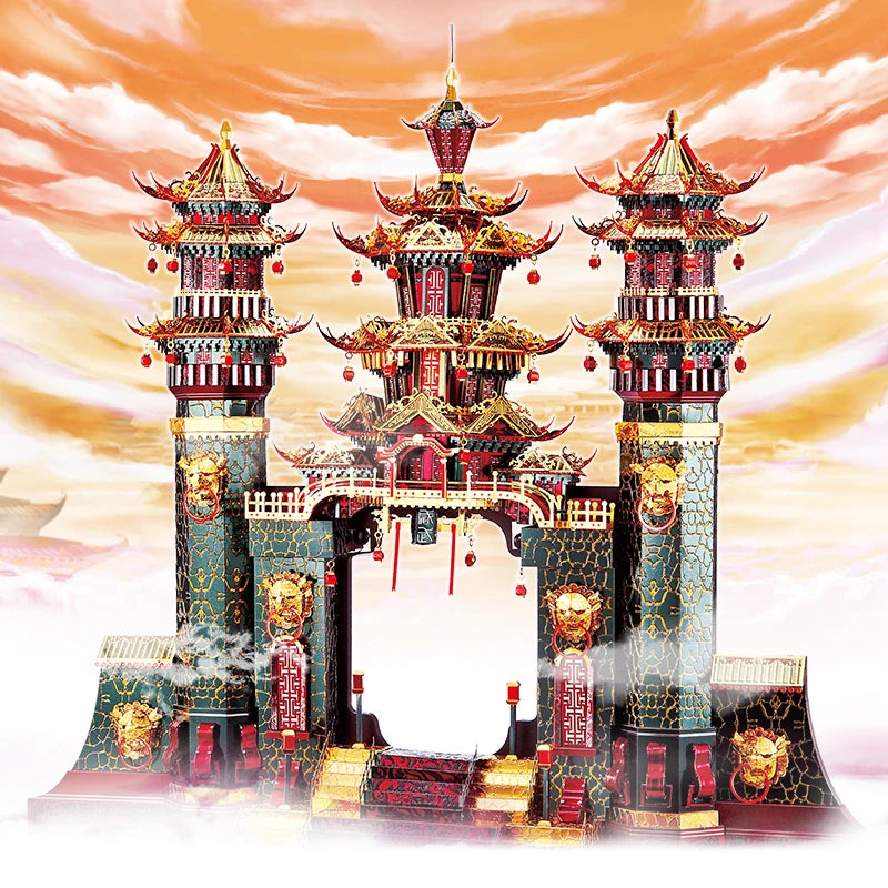 3D Metall-Puzzle - Südliches Tor