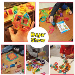 Magnetbausteine - 64-184 Teile Mini-Set für Kinder