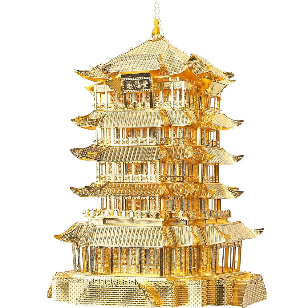 3D Metall-Puzzle - Chinesische Gebäude