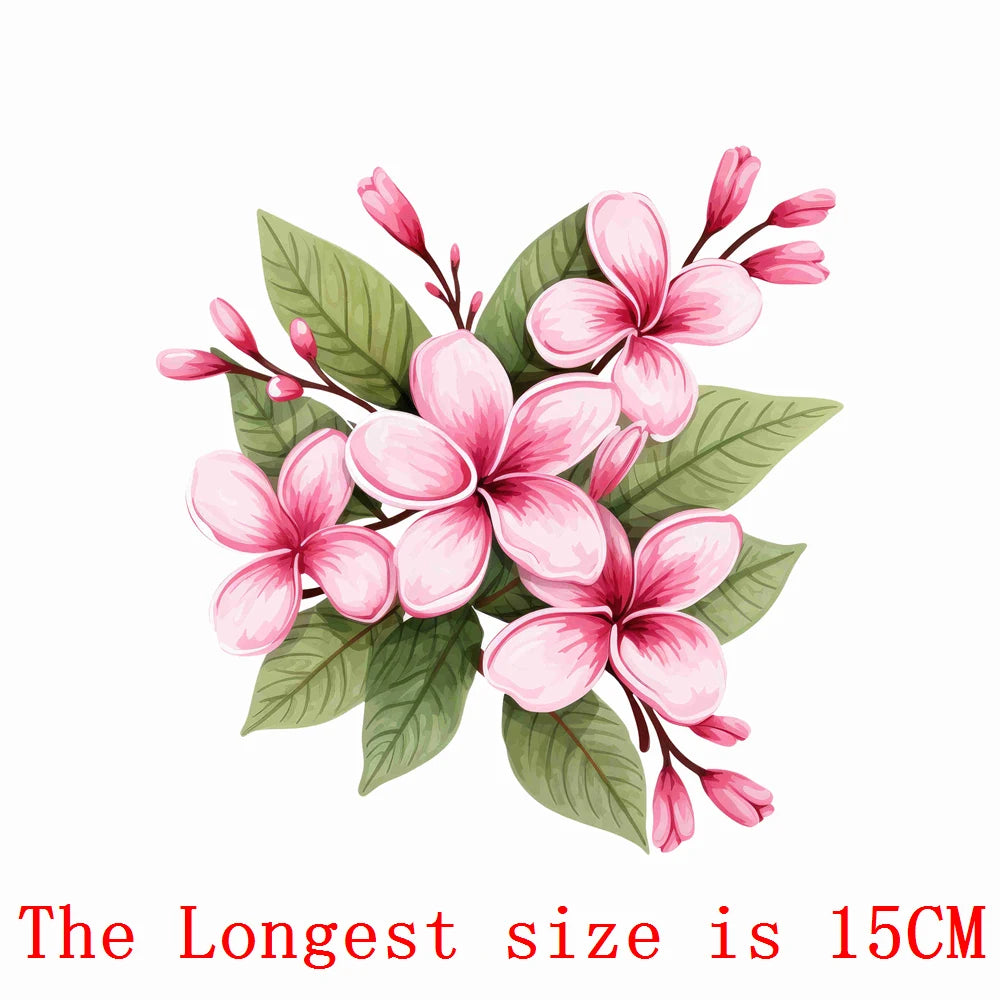 Bügelaufkleber - 15cm Rosen