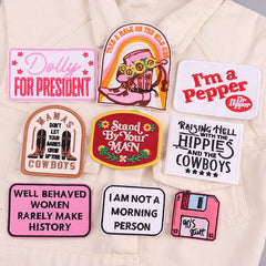 Bügelaufkleber - Cowboy