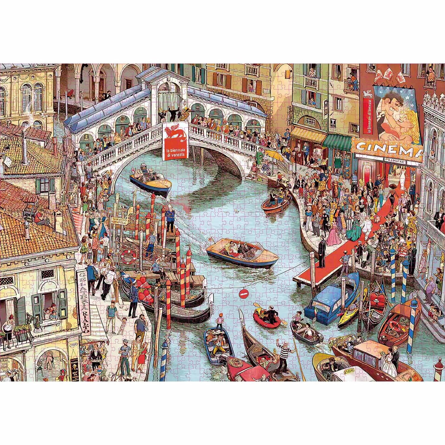 1000 Teile Puzzle - Venedig Gemälde
