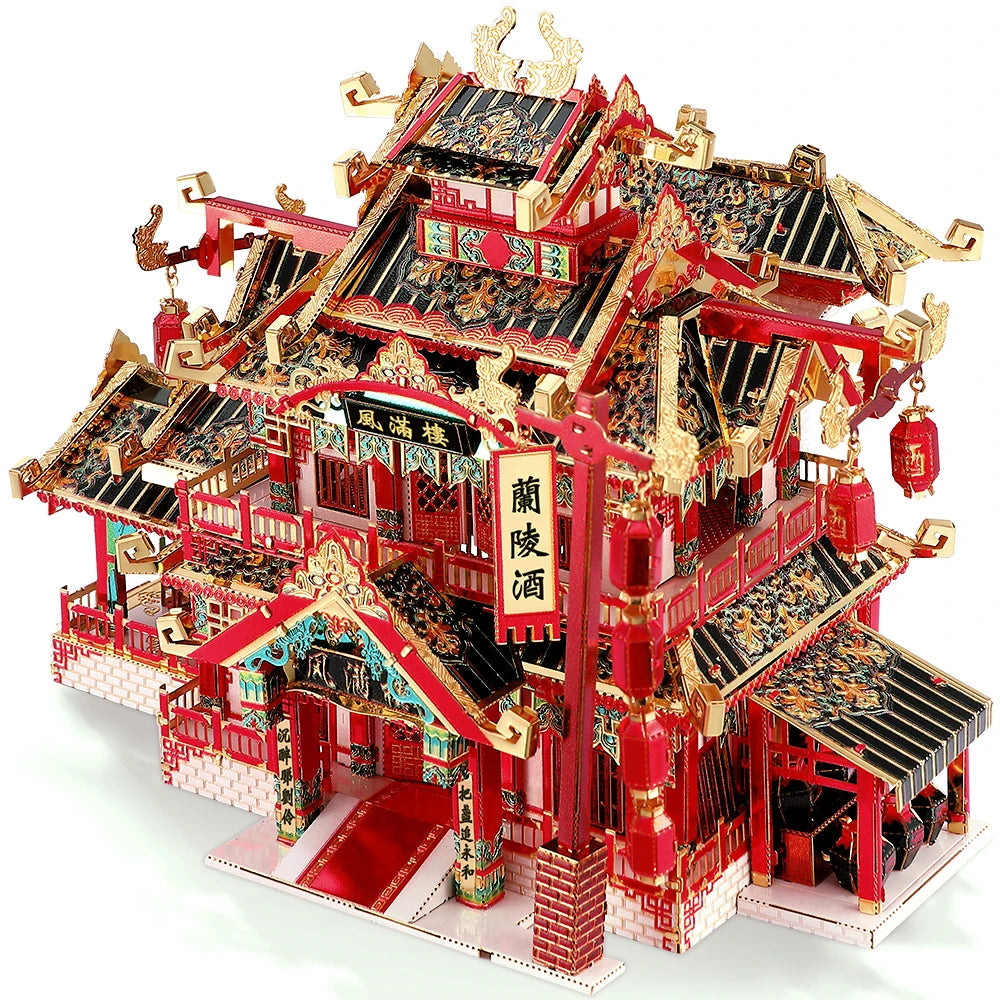 3D Metall-Puzzle - Chinesisches Restaurant