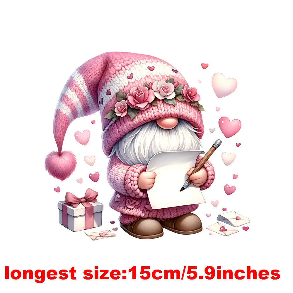 Bügelaufkleber - 15cm Herzelf