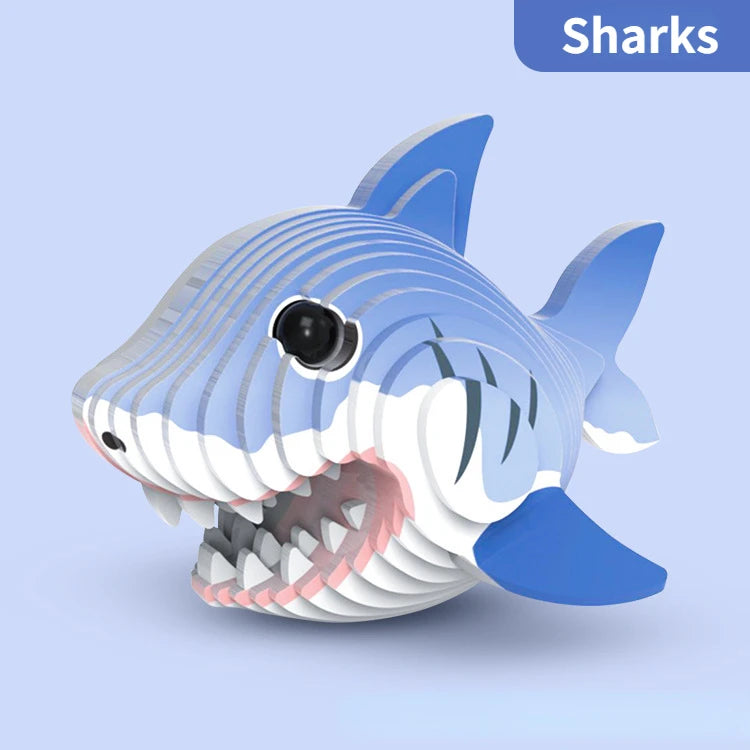 3D Puzzle - Kindergarten Tiere