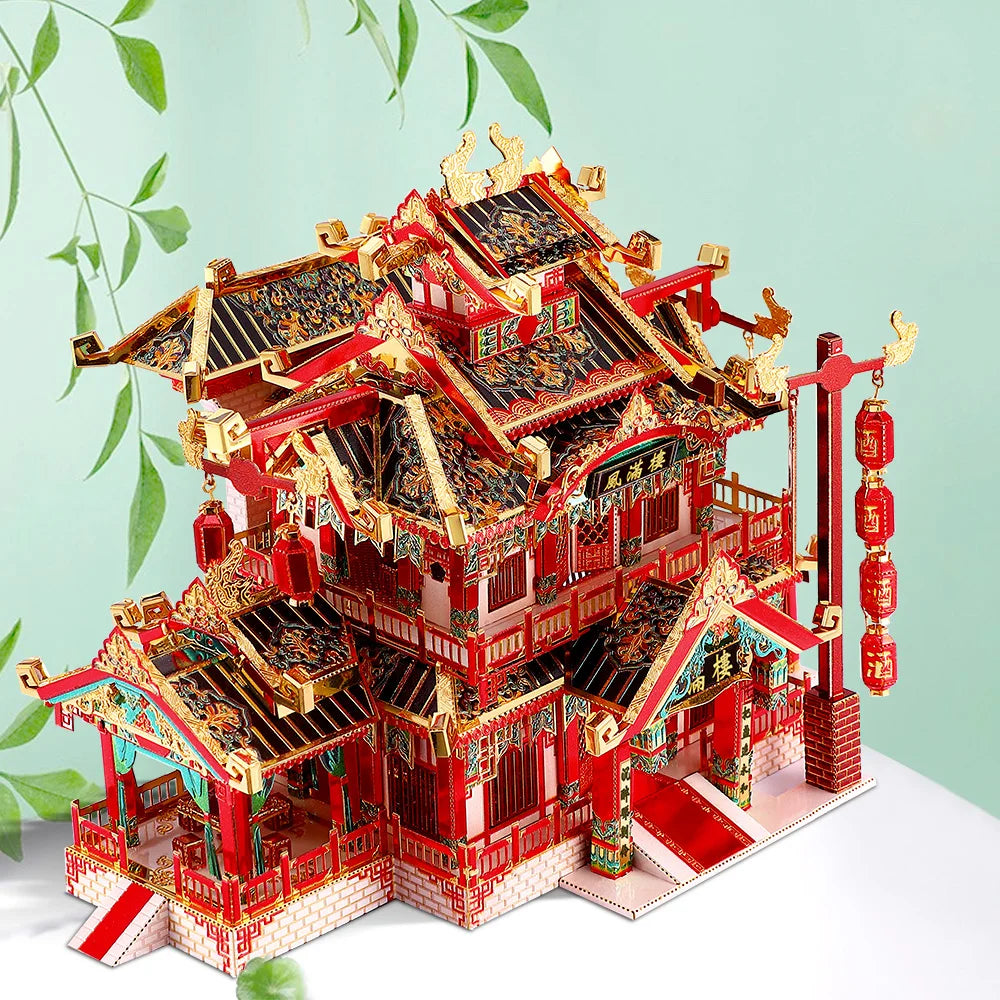 3D Metall-Puzzle - Chinesisches Restaurant