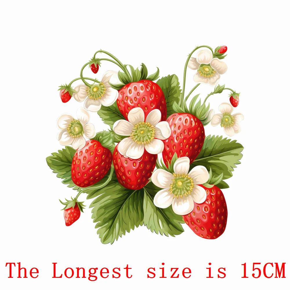 Bügelaufkleber - 15cm Rosen