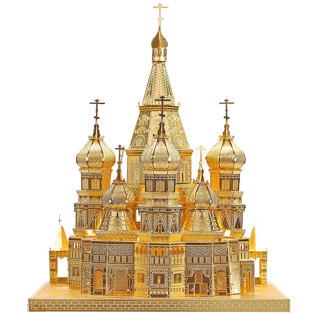 3D Metall-Puzzle - Basilius-Kathedrale