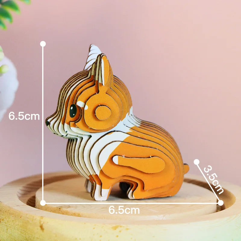 3D Metall-Puzzle - Insekten-Brosche