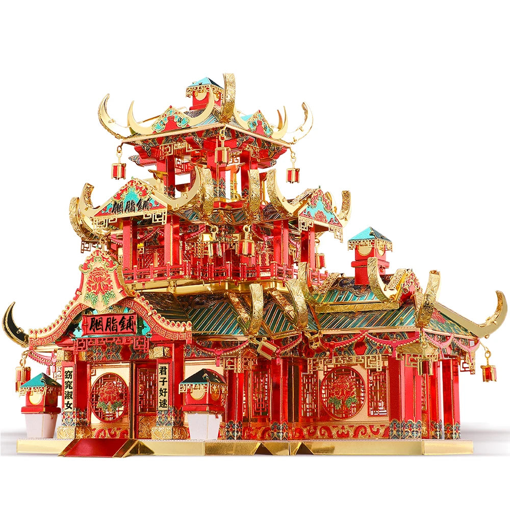 3D Metall-Puzzle - Chinesische Gebäude