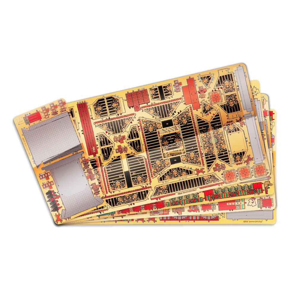 3D Metall-Puzzle - Chinesisches Restaurant