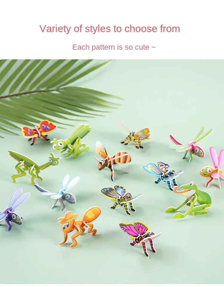 3D Schaumstoff-Puzzle - 12-24 Tiere