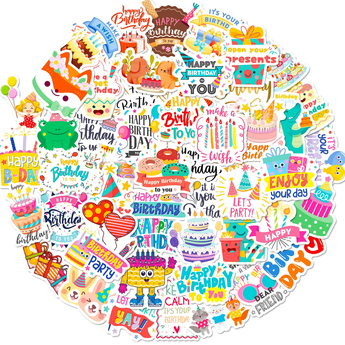 Sticker-Set - 50 Geburtstag