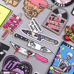 Bügelaufkleber - Messer zum Aufbügeln