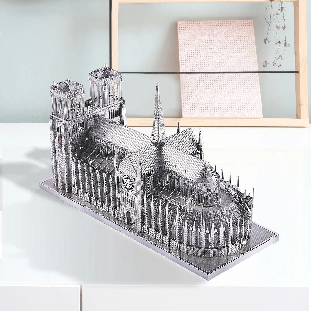 3D Metall-Puzzle - Notre Dame