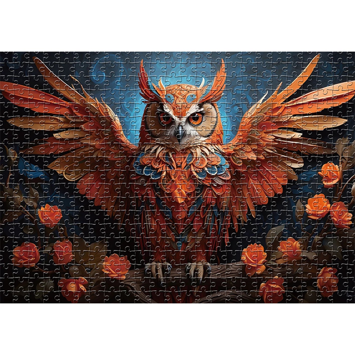 1000 Teile Puzzle - Nachteule