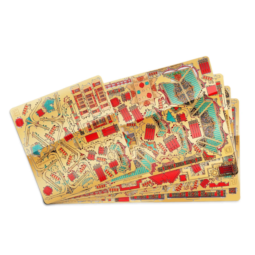 3D Metall-Puzzle - Chinesische Gebäude
