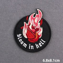 Bügelaufkleber - Good‑Vibes Schrift