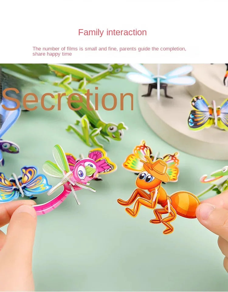 3D Schaumstoff-Puzzle - 12-24 Tiere