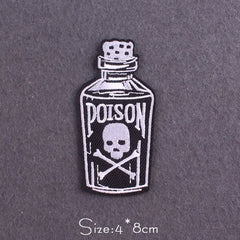 Bügelaufkleber - Schädel